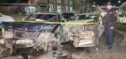Երևանում բախվել են 2 «Mercedes»-ներ․ կա վիրավոր. shamshyan.com