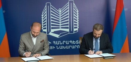 Համաշխարհային առևտրի կենտրոն կկառուցվի. Գևորգ Պապոյանը և Էդուարդ Մարությանը պայմանագիր են ստորագրել