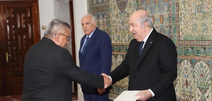 Դեսպան Հրաչյա Փոլադյանն իր հավատարմագրերն է հանձնել Ալժիրի նախագահին