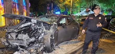Երևանում բախվել են Mercedes-ն ու Opel-ը․ վերջինի շարժիչն էլ պոկվել ու շպրտվել է․ կա 4 վիրավոր․ shamshyan.com