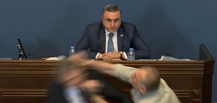 Ծեծկռտուք՝ Վրաստանի խորհրդարանում