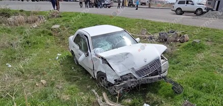 Կարբի գյուղում բախվել են «Opel»-ն ու «Mercedes»-ը. վերջինը հայտնվել է ձորակում. կան վիրավորներ. shamshyan.com
