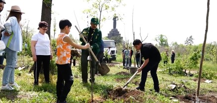 400 նոր ծառ է տնկվել «Հաղթանակ» զբոսայգու անտառի 1 հա տարածքում
