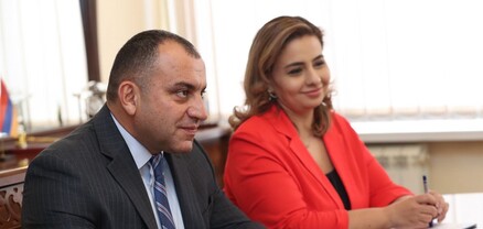 ՍԴ նախագահն ընդունել է Երևանում Եվրոպայի խորհրդի գրասենյակի նորանշանակ ղեկավարին