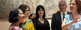 ՀՀ ԱԳ նախարարի տեղակալն ու Հնդկաստանի դեսպանն այցելել են Հայաստանի ազգային պատկերասրահ