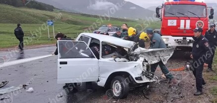 Նիգավանի խաչմերուկում բախվել են ՎԱԶ 2107-ն ու Renault բեռնատարը․ կա 1 զոհ, 3 վիրավոր․ shamshyan.com