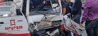 Երևանում բախվել են Mercedes-ն ու Daewoo-ն. կան վիրավորներ. shamshyan.com