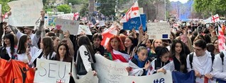 Թբիլիսիում բողոքի ակցիային միացել են ուսանողները