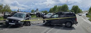 Մեծ Քեթիում բախվել են «Nissan»-ը, «Volkswagen Passat»-ն ու «ՎԱԶ 2107»-ը. կա 6 վիրավոր. shamshyan.com