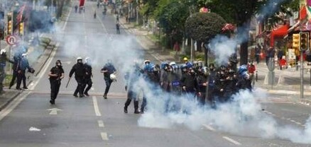 Ստամբուլում ոստիկանությունը արցունքաբեր գազ է կիրառել մայիսմեկյան ցույցերը ցրելու համար