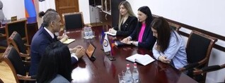 ՄԻՊ-ն ընդունել է ընդունել է Երևանում ԵԽ գրասենյակի ղեկավար Մաքսիմ Լոնգանգեին