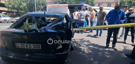 Երևանում բախվել են Kia-ն ու Opel-ը․ վերջինի վարորդը գլխի շրջանում վնասվածք է ստացել
