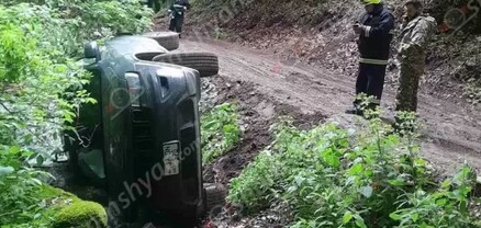 Աղավնավանքի ճանապարհին Jeep-ը հայտնվել է առվակում․ վիրավորը կոնսերվատորիայի դասախոս է. shamshyan.com