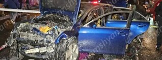 Երևանում բախվել են և 2 Toyota-ներն ու Honda-ն․ ավտոմեքենաներից մեկում հրդեհ է բռնկվել․ կան վիրավորներ․ shamshyan.com