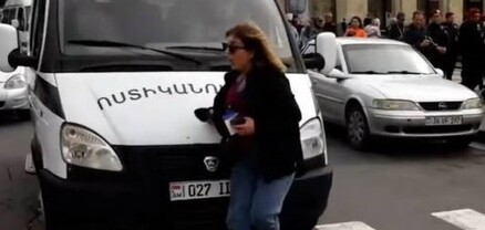 Երևանում ոստիկանական մեքենան հարվածել է ակցիա լուսաբանող լրագրողին. նա տեղափոխվել է հիվանդանոց