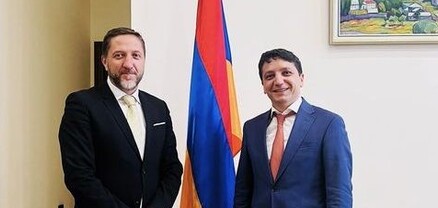 Ֆինանսների նախարար Վահե Հովհաննիսյանը հանդիպել է Սլովենիայի գործընկերոջ հետ