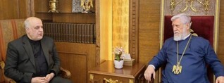 Արամ Ա կաթողիկոսը Իրանի դեսպանի հետ քննարկել է արցահայության հետ վերադարձի իրավունքը