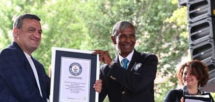 «Երեմյան Փրոդաքթս»-ը Գինեսի ռեկորդ է սահմանել․ 7469 մարդ 1 ժամում 1-ական բաժակ կաթ է խմել