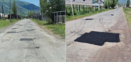 Ապարան քաղաքի վերանորոգված փողոցները