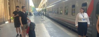 Մեկնել է այս տարվա Երևան-Բաթումի-Երևան առաջին գնացքը