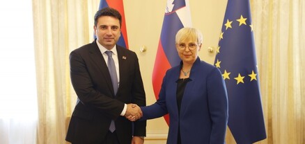 Ալեն Սիմոնյանը հանդիպել է Սլովենիայի նախագահի հետ