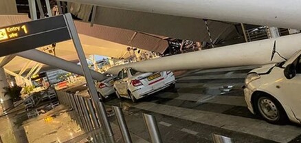 Դելիի օդանավակայանի  տանիքի մի մասը փլուզվել է և ընկել ավտոմեքենաների վրա. կա զոհ