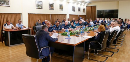 Երևանի քաղաքապետարանում անցկացվել է շտաբային ուսումնավարժություն