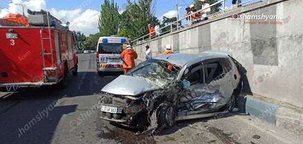 Երևանում բախվել են «Volkswagen», «Chevrolet», «Nissan» և «Honda» մակնիշի ավտոմեքենաները. կա 3 վիրավոր. shamshyan.com