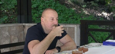 Ալիևը Շուշիում թեյ է խմել