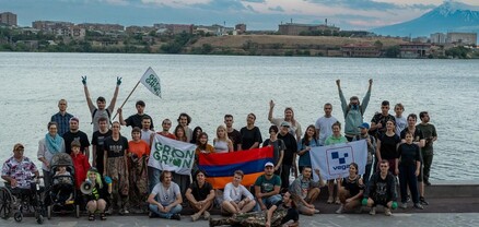Երևանյան լճից կամավորականները 2 օրում դուրս են բերել 279 տոպրակ աղբ, սառնարան և այլ իրեր