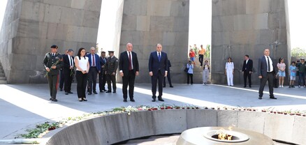 Իրակլի Չիկովանին այցելել է Հայոց ցեղասպանության զոհերի հուշահամալիր