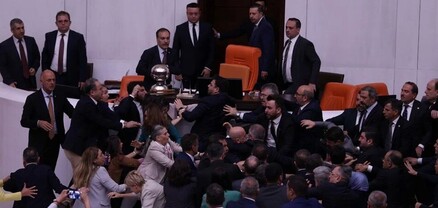 Թուրքիայի խորհրդարանում զանգվածային ծեծկռտուք է տեղի ունեցել