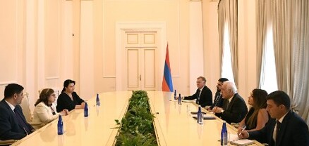 Նախագահ Վահագն Խաչատուրյանն ընդունել է Ուրուգվայի Ներկայացուցիչների պալատի նախագահին