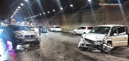 Հերացի թունելում բախվել են «BMW X6»-ն ու «Opel Zafira»-ն. shamshyan.com