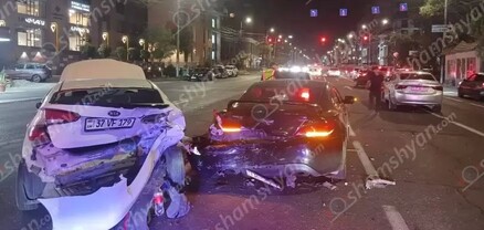 Երևանում բախվել են «BMW»-ն, «Hyundai»-ը, «Kia»-ն ու «Chevrolet»-ն. կա վիրավոր. shamshyan.com