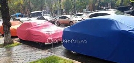 Ձրի գովազդ՝ քաղաքացիների հաշվին. գունավոր ծածկերով անհայտ մեքենաներ Բաղրամյանում