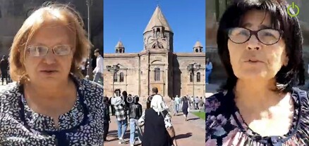 Քեզ հայ ես զգում․ Սուրբ Էջմիածինն այսօր մարդաշատ է