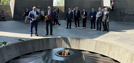 Իրաքի Դաշնային գերագույն դատարանի նախագահի պատվիրակությունն այցելել է Հայոց ցեղասպանության հուշահամալիր
