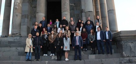 Միջազգային համաժողովի մասնակիցները ՀՀ ՄԻՊ-ի նախաձեռնությամբ այցելել են Գառնիի հեթանոսական տաճար