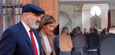 Փաշինյանը Գյումրիում մասնակցում է Աննա Հակոբյանի ազգականի հուղարկավորությանը