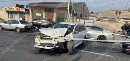 Արմավիրի մարզում բախվել են «Hyundai Santa Fe»-ն և «Mitsubishi Airtrek»-ը. կա վիրավոր. shamshyan.com