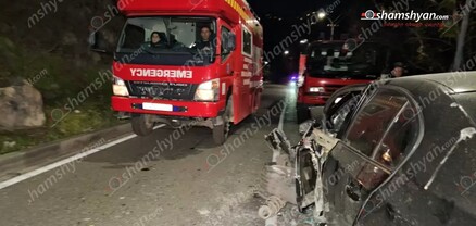 Հրազդանի կիրճում բախվել են «Mercedes»-ն ու «BMW»-ն. shamshyan.com