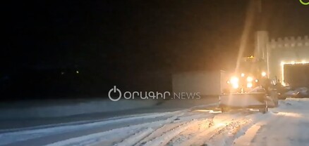 Դիլիջան-Սևան ավտոճանապարհին ձյուն է տեղում