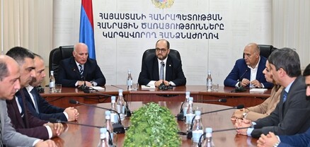 Արայիկ Հարությունյանը ՀԾԿՀ աշխատակազմին է ներկայացրել Մեսրոպ Մեսրոպյանին