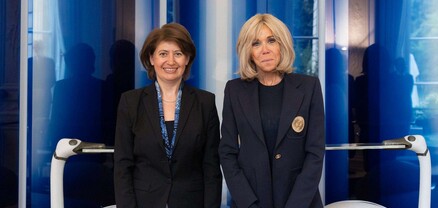 Ֆրանսիայի առաջին տիկինն ընդունել է ՀՀ դեսպանին