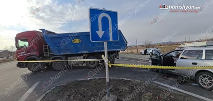Արմավիրի մարզում բախվել են «Opel»-ն ու «Scania» բեռնատարը. կա վիրավոր. shamshyan.com