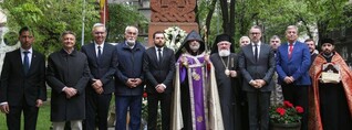 Ոգեկոչման արարողություն Բուխարեստում՝ նվիրված Հայոց ցեղասպանության 110-րդ տարելիցին