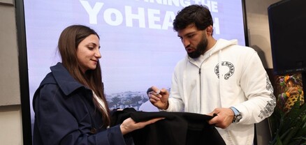 YoHealth բրենդի դեսպան Արման Ծառուկյանը հանդիպել է երկրպագուների հետ (տեսանյութ)