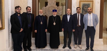 Ամենայն Հայոց Կաթողիկոսն ընդունել է բրազիլական ԶԼՄ-երի ներկայացուցիչներին