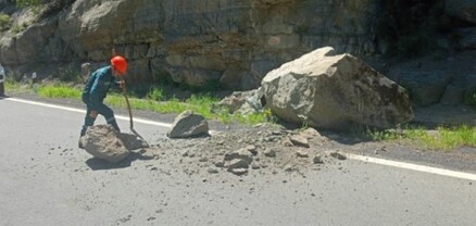 Քարաթափում՝ Երևան-Մեղրի ավտոճանապարհին